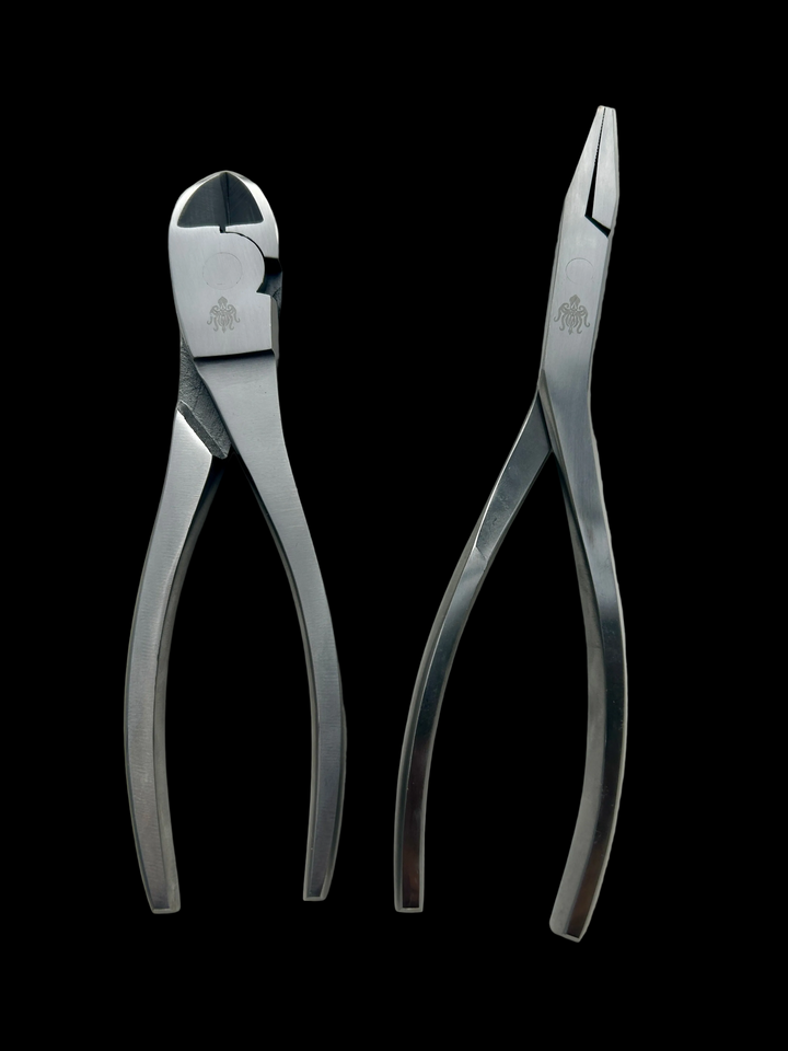 V2 High Grade Stainless Steel Diagonal Cutter and Duck Bill Plier Set.