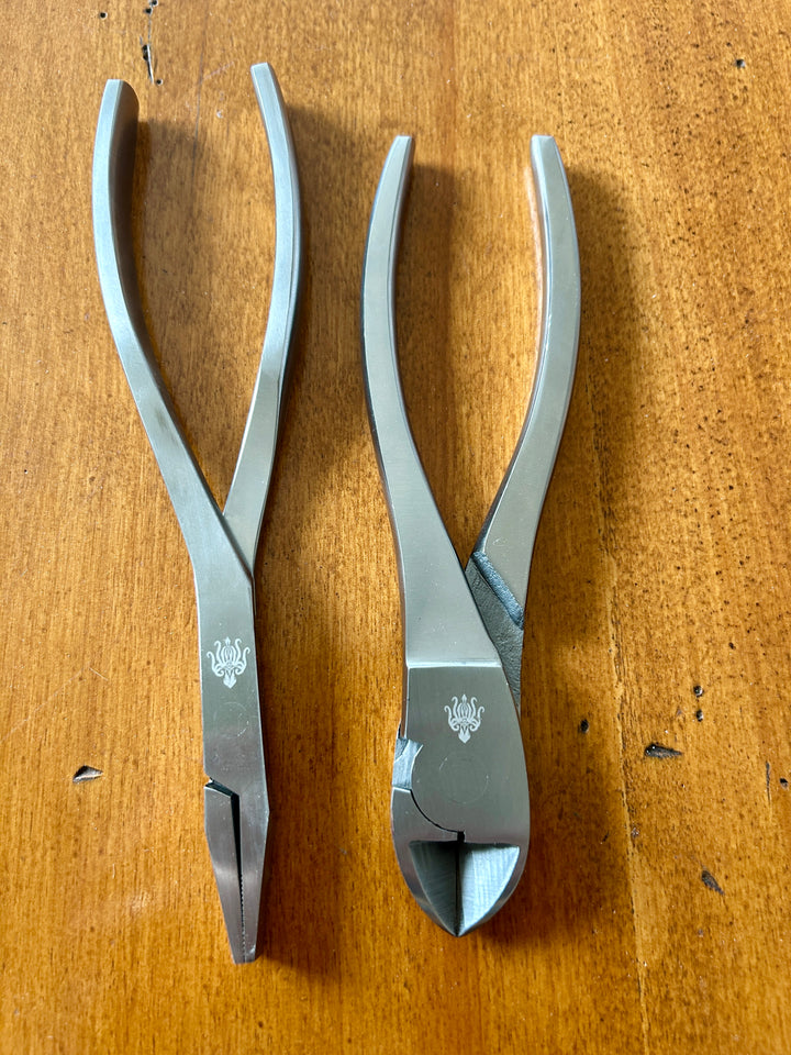 V2 High Grade Stainless Steel Diagonal Cutter and Duck Bill Plier Set.